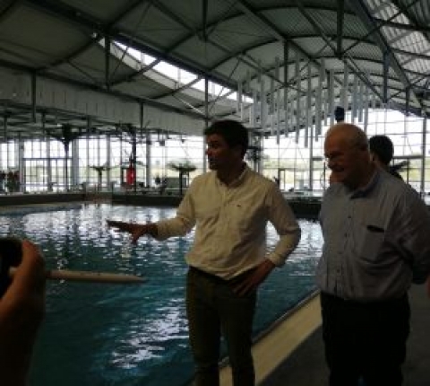 AquaMalo- Visite presse avec Alexandre Lehuger directeur