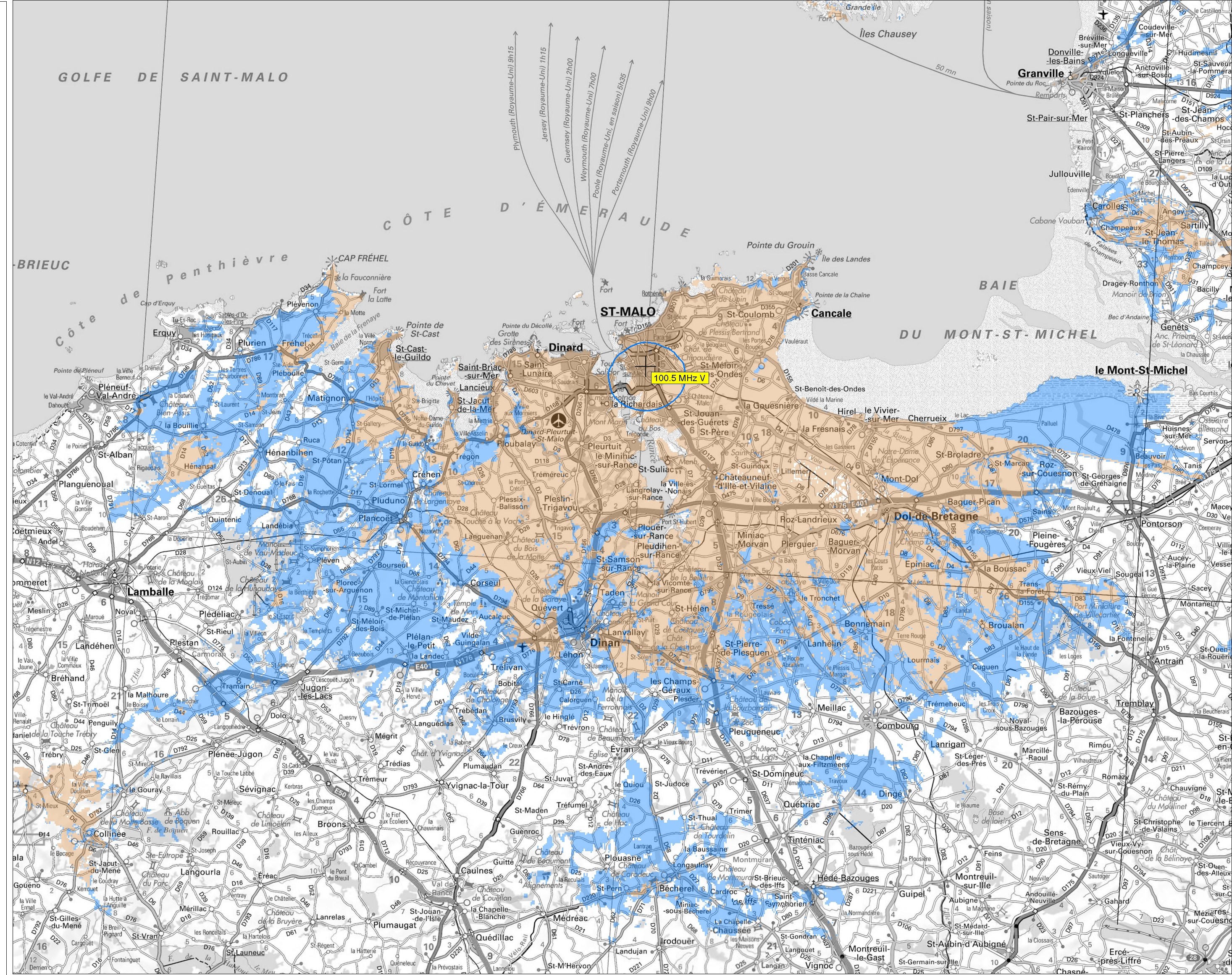 Zones de diffusion