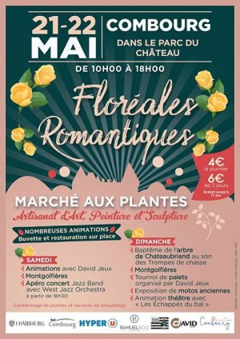 Les Floréales Romantiques de Combourg dans le parc du Château