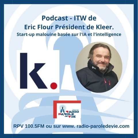 Eric Flour Président de Kleer. Start up malouine - Mise en conformité des entreprises