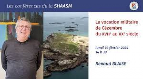 SHAASM - Conférence sur Cézembre