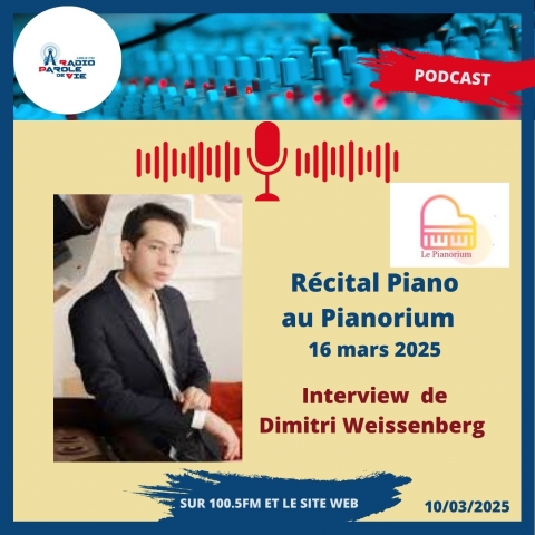 Dimitri WEISSENBERG en récital au Pianorium