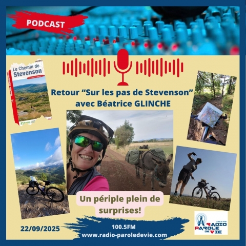 Béatrice GLINCHE - Retour sur le Chemin de Stevenson à vélo