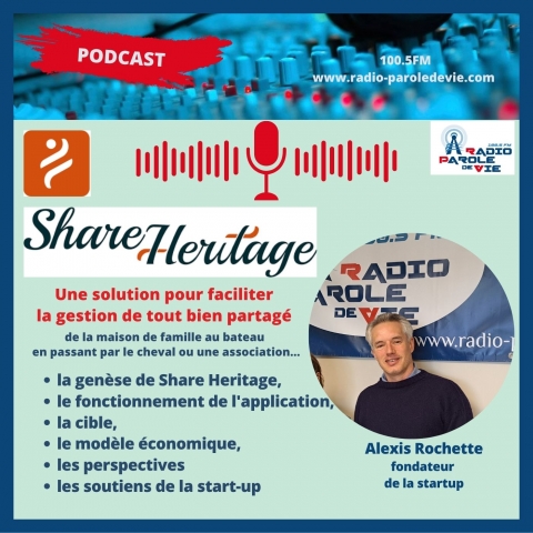 Présentation de Share Heritage start-up malouine par son fondateur Alexis Rochette 