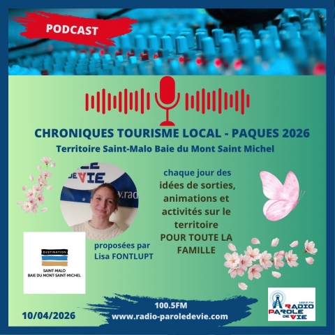 TOURISME PAQUES St Malo Baie Mont St Michel 2026