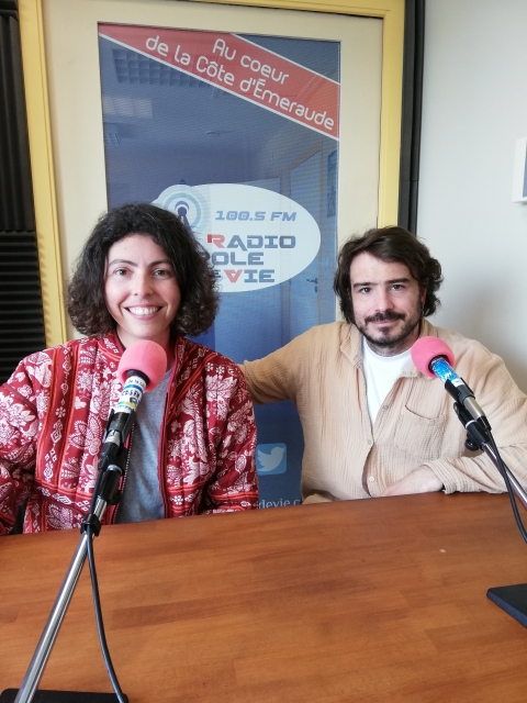 Laurent CAZANAVE et Lyse MOYROUD - Sortie Résidence Centre Jean Rochefort St-Lunaire